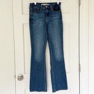 LEVI’S jeans size 27 blue denim mid-rise bootcut SIGNATURE LEVI STRAUSS